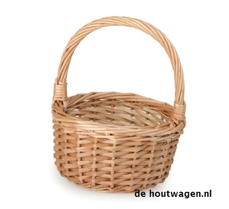 rieten mandje klein rond 