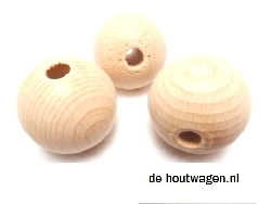 houten kralen blank 35 mm. 