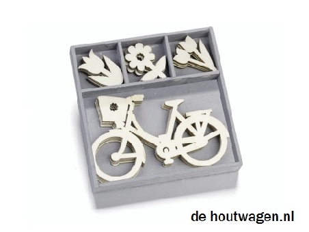 De Houtwagen | houten ornamenten fiets | houten ornamenten | € 6,50
