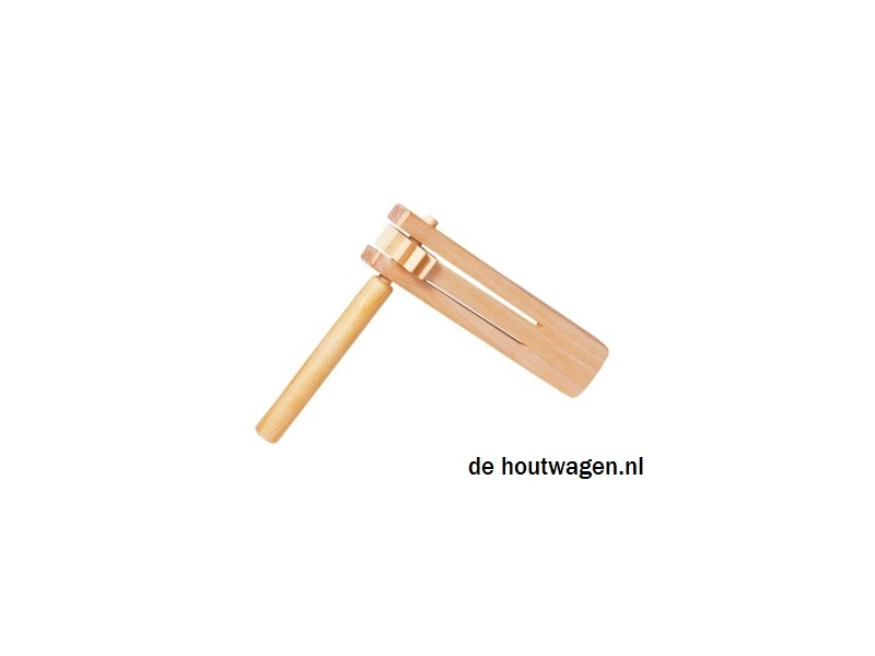 De Houtwagen | ratel blank hout | diversen | € 3,25