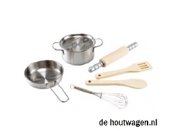 speelgoed pannenset metaal hape