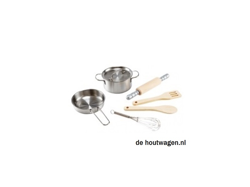 speelgoed pannenset metaal hape