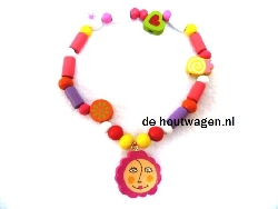 houten kralenset in rood kistje-1