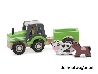De Houtwagen | houten tractor met aanhanger new | houten vrachtwagens en machines | € 23,50