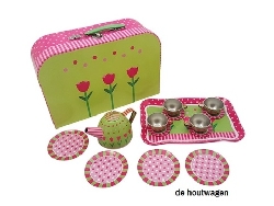 speelgoed servies tulp in koffer