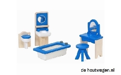 poppenhuis meubels set badkamer