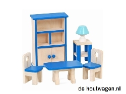 poppenhuis meubels set eetkamer