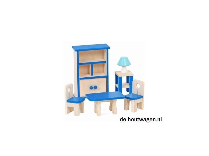 poppenhuis meubels set eetkamer