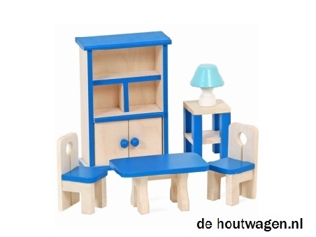 poppenhuis meubels set eetkamer