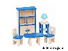 poppenhuis meubels set eetkamer
