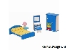 poppenhuis meubels set slaapkamer