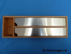 De Houtwagen | aluminiumfolie houder | diversen blank hout | € 21,50
