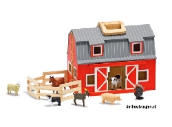 draagbare boerderij met dieren