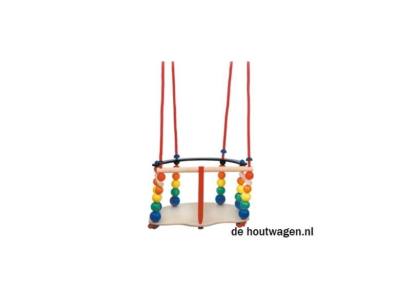 De Houtwagen | babyschommel met ronde zitting | schommels  | € 59,95