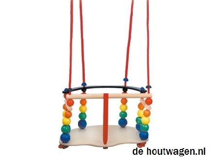 De Houtwagen | babyschommel met ronde zitting | schommels  | € 59,95
