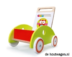 loopwagen scratch uil met wiel stop-1