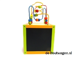 De Houtwagen | activity kubus 5 in 1 primi passi | stapelen en sorteren | € 29,95