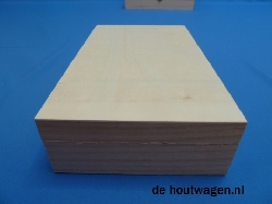 De Houtwagen | tekenkist 27.5 x 16.5 x 7 | houten kisten rechthoekig | € 7,95