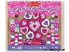De Houtwagen | houten kralenset glitter hartjes | houten kralenset  | € 7,50