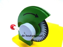 De Houtwagen | werkbank met cirkelzaag | kinder gereedschap | € 59,95