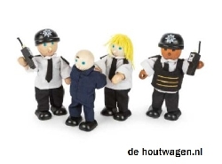 buigpopjes politie en gevangene 