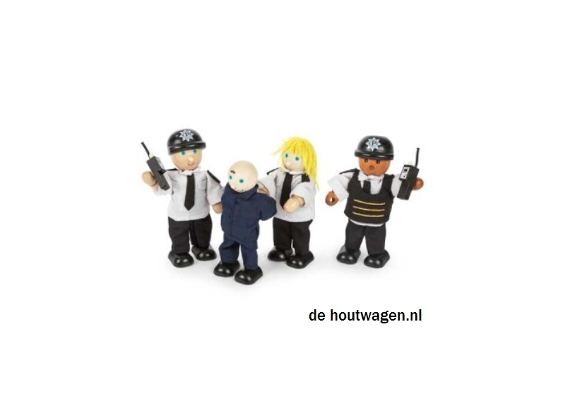 buigpopjes politie en gevangene 