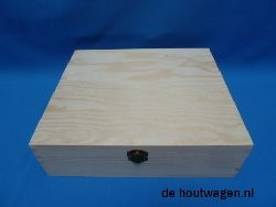 De Houtwagen | theekist met 12 vakken pine | theekisten | € 10,95