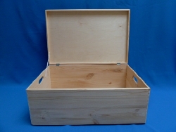 De Houtwagen | opbergkist playwood breed model 60 x 40 x 23 cm. | houten opbergkisten | € 75,00