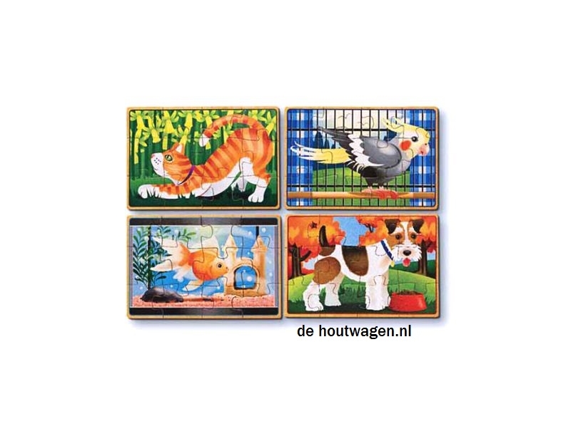 puzzelkist huisdieren
