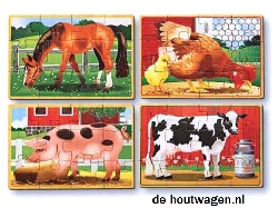 puzzelkist boerderijdieren