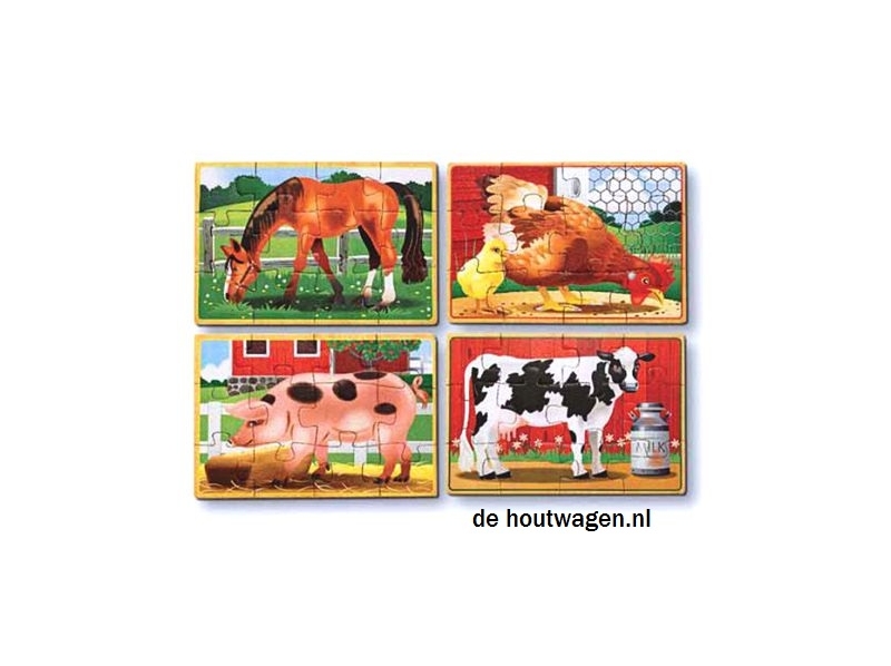 puzzelkist boerderijdieren