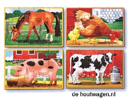 puzzelkist boerderijdieren