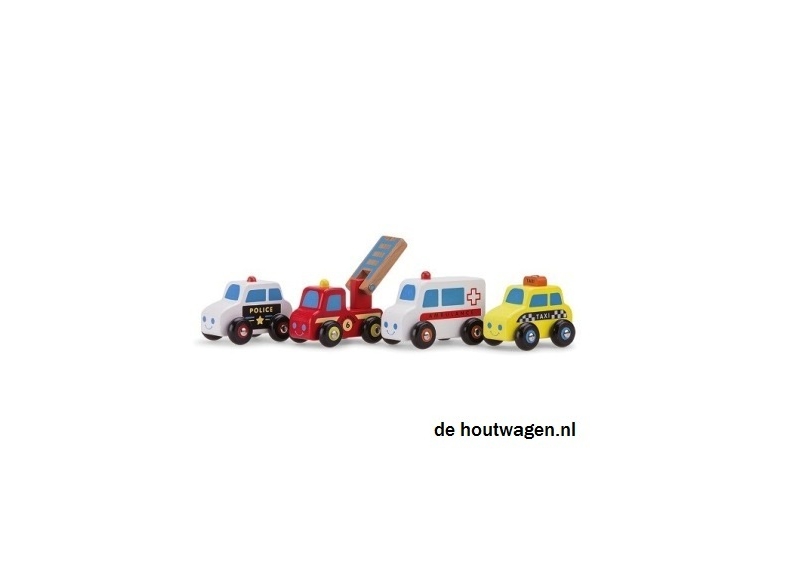 voertuigen set van 4 stuks