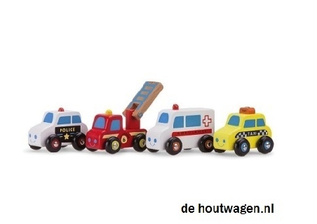voertuigen set van 4 stuks