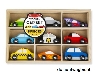 houten auto's set melissa