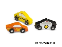 houten auto's set melissa-0