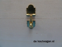 De Houtwagen | schatkist groot 33x20x13 | houten kisten overige vormen | € 45,00