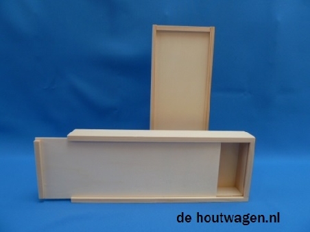 penselenkist met schuifdeksel 31.5 x 12