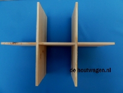 opbergkist met vakverdeling hoog 40x30x24-0