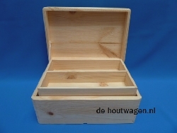opbergkist met vakverdeling 30x20x14