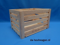opbergkrat met latten 40x30x24
