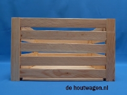 De Houtwagen | opbergkrat met latten 40x30x24 | houten kratten | € 24,95
