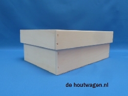 opbergkist met stulpdeksel 34x23x12