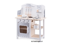 kinderkeuken bon appetit wit-zilver