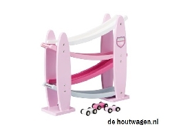 Kids Concept racebaan roze