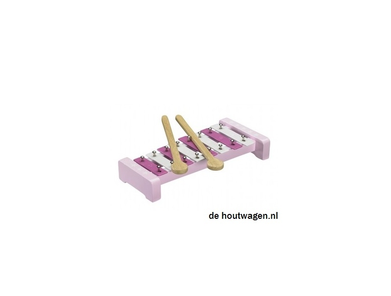 De Houtwagen | xylofoon roze kid's concept | xylofoon | € 19,95