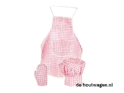 schortje roze vichy