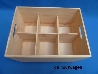 De Houtwagen | opbergkrat met vakverdeling hoog 40x30x24 | houten kratten | € 37,50
