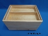 De Houtwagen | opbergkrat met vakverdeling hoog 40x30x24 | houten kratten | € 37,50