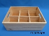 opbergkrat met vakverdeling laag 40x30x15-0